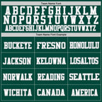 Custom Green White-Gray Mesh Authentic Football Jersey photo 2