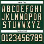 Custom Green City Cream-Black Hockey Lace Neck Jersey photo 4