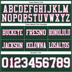Custom Green White-Pink Authentic Football Jersey photo 3