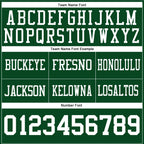 Custom Green White Authentic Football Jersey photo 4
