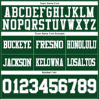 Custom Green White-Gray Authentic Football Jersey photo 4