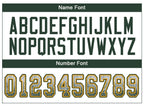 Custom White Green-Gold Drift Fashion Football Jersey photo 3