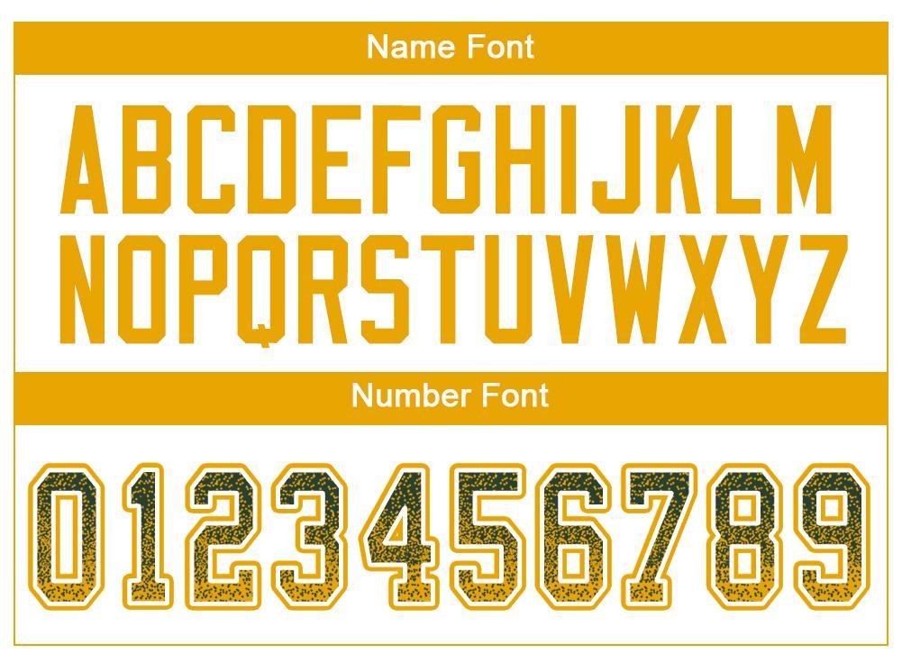 Custom Green Gold-White Drift Fashion Football Jersey photo 4