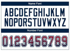 Custom Red Navy-White Drift Fashion Football Jersey photo 4