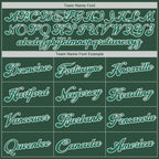 Custom Hunter Green Kelly Green-White Authentic Throwback Basketball Jersey photo 2