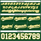 Custom Hunter Green White-Yellow Authentic Basketball Shorts photo 3