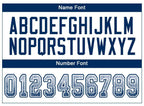 Custom White Royal Drift Fashion Football Jersey photo 2