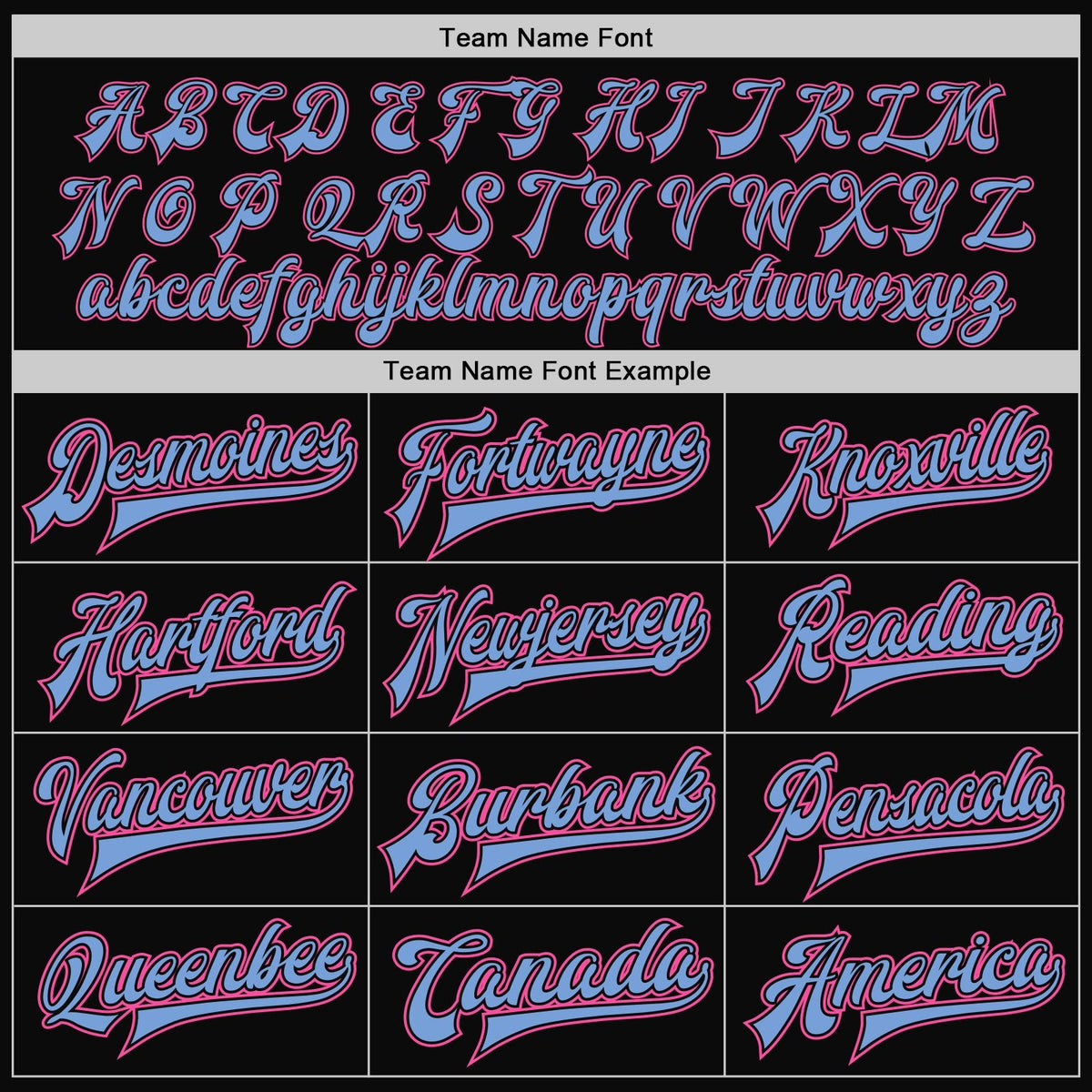 Custom Black Pink-Light Blue Bomber Full-Snap Varsity Letterman Jacket photo 6