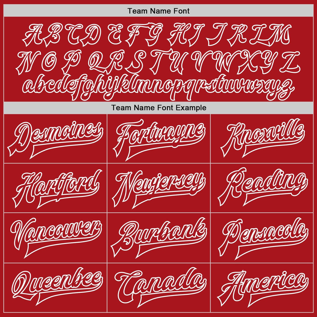Custom Red Red-White Bomber Full-Snap Varsity Letterman Jacket photo 6