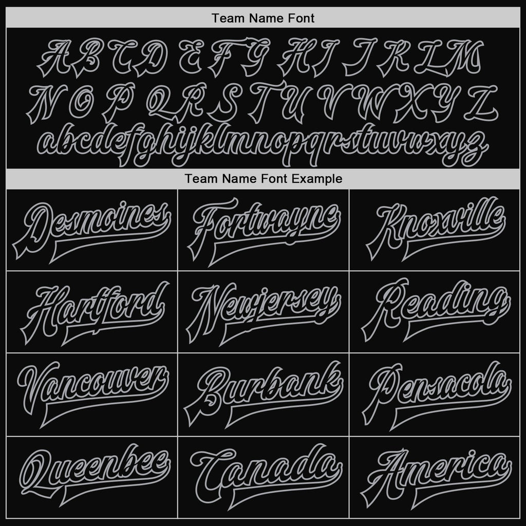 Custom Black Black-Gray Bomber Full-Snap Varsity Letterman Jacket photo 6