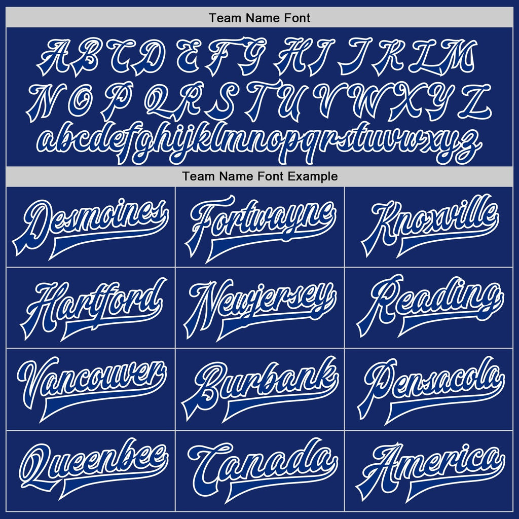Custom Royal Royal-White Bomber Full-Snap Varsity Letterman Jacket photo 6
