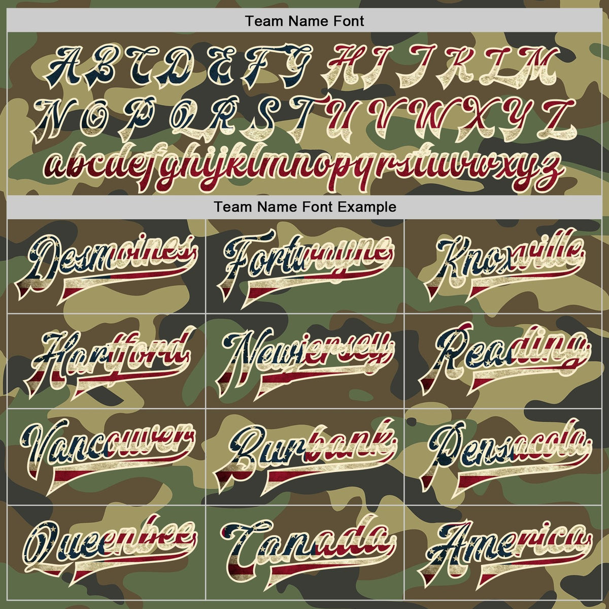 Custom Camo Vintage USA Flag Cream-Maroon Bomber Full-Snap Varsity Letterman Salute To Service Jacket photo 5