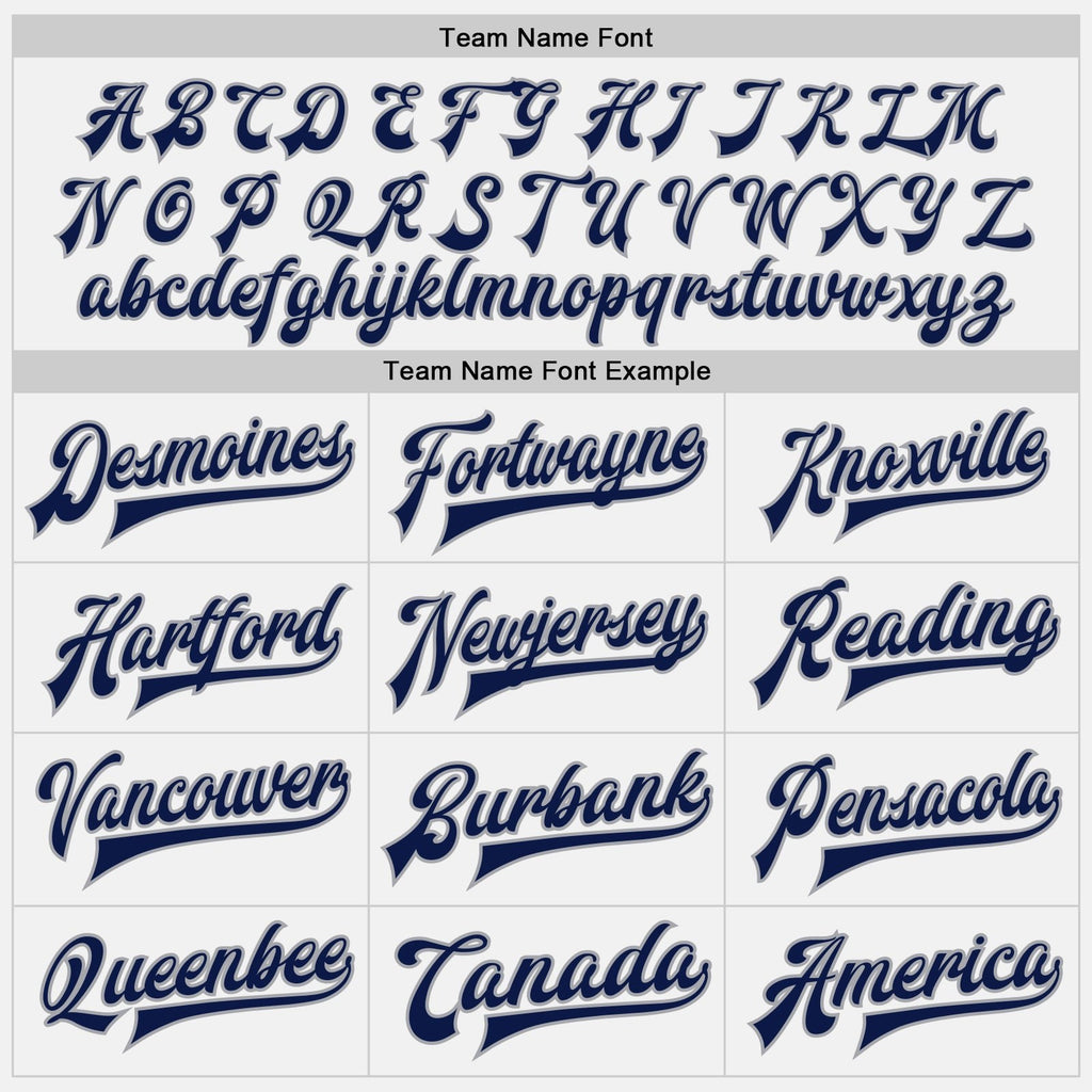 Custom White Navy Pinstripe Navy-Gray Bomber Full-Snap Varsity Letterman Two Tone Jacket photo 5