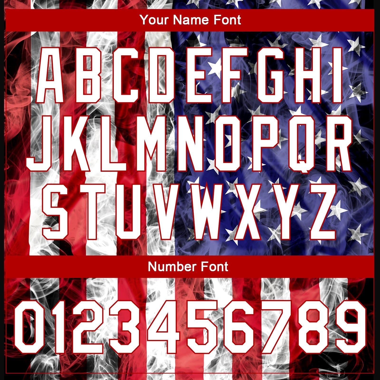 Custom White Royal-Red American Flag Fashion 3D Bomber Full-Snap Varsity Letterman Jacket photo 7
