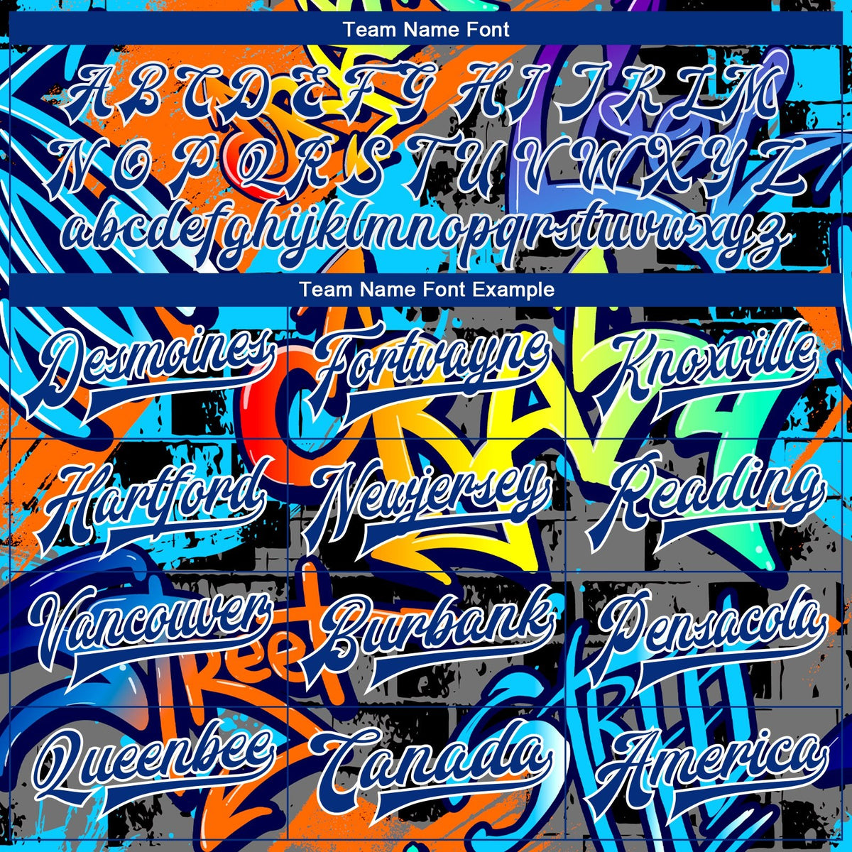 Custom Graffiti Pattern Royal-White Geometric 3D Bomber Full-Snap Varsity Letterman Jacket photo 6