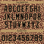 Custom Brown Black-Old Gold Leopard 3D Pattern Design Bomber Full-Snap Varsity Letterman Jacket photo 7