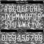 Custom Camo White-Black 3D Bomber Full-Snap Varsity Letterman Salute To Service Jacket photo 6