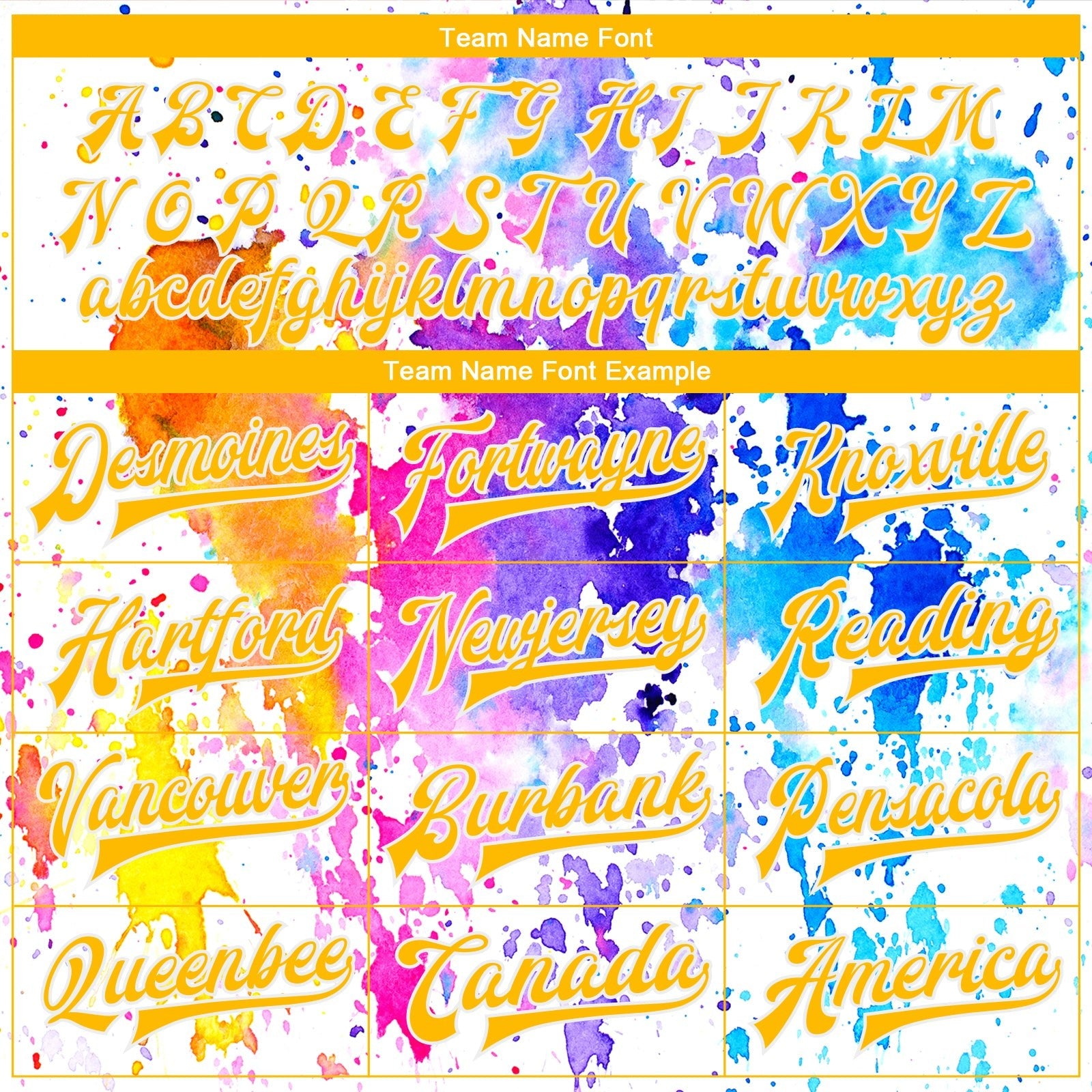 Custom Tie Dye Gold-White Rainbow 3D Bomber Full-Snap Varsity Letterman Jacket photo 5