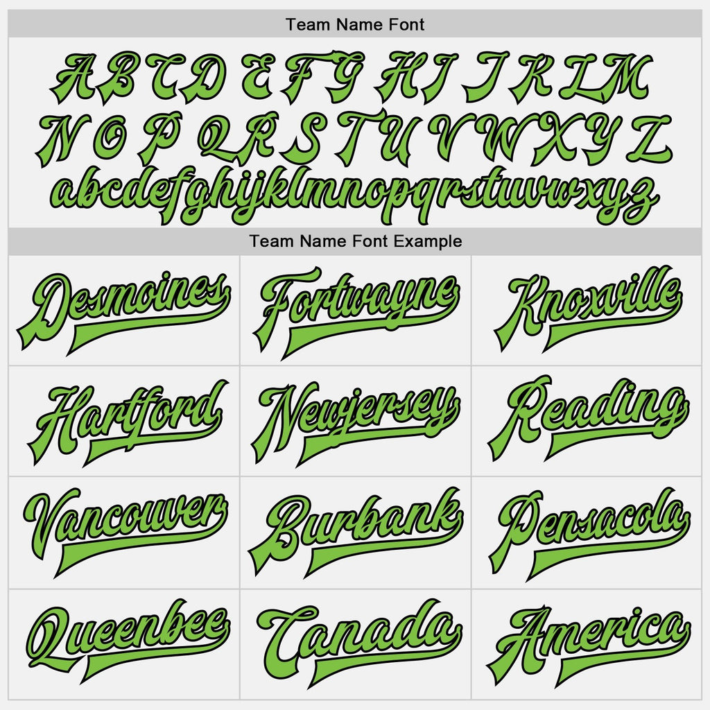 Custom White Neon Green-Black Bomber Full-Snap Varsity Letterman Two Tone Jacket photo 5