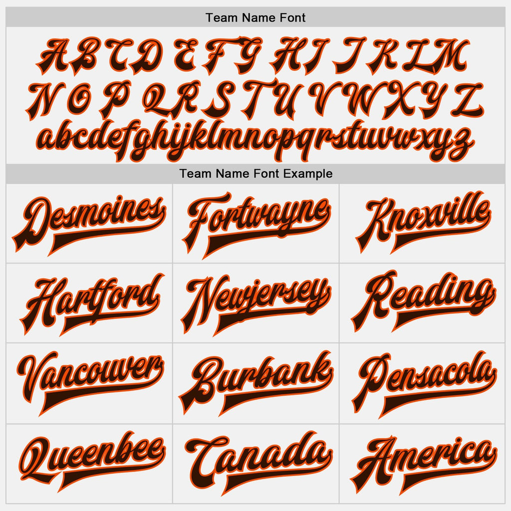 Custom White Brown-Orange Bomber Full-Snap Varsity Letterman Two Tone Jacket photo 5