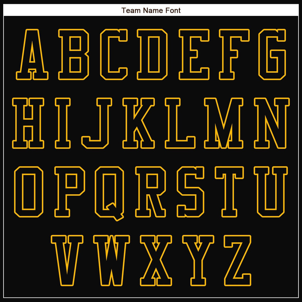 Custom Black Black-Gold Bomber Full-Snap Varsity Letterman Jacket photo 6