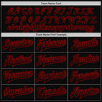 Custom White Black-Red Bomber Full-Snap Varsity Letterman Split Fashion Jacket photo 5