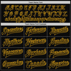 Custom White Black-Gold Bomber Full-Snap Varsity Letterman Split Fashion Jacket photo 5