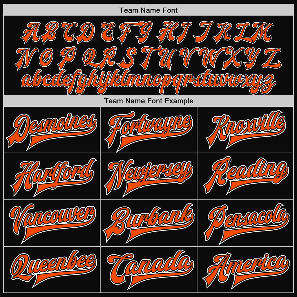 Custom Black Orange-Gray Bomber Full-Snap Varsity Letterman Two Tone Jacket photo 6