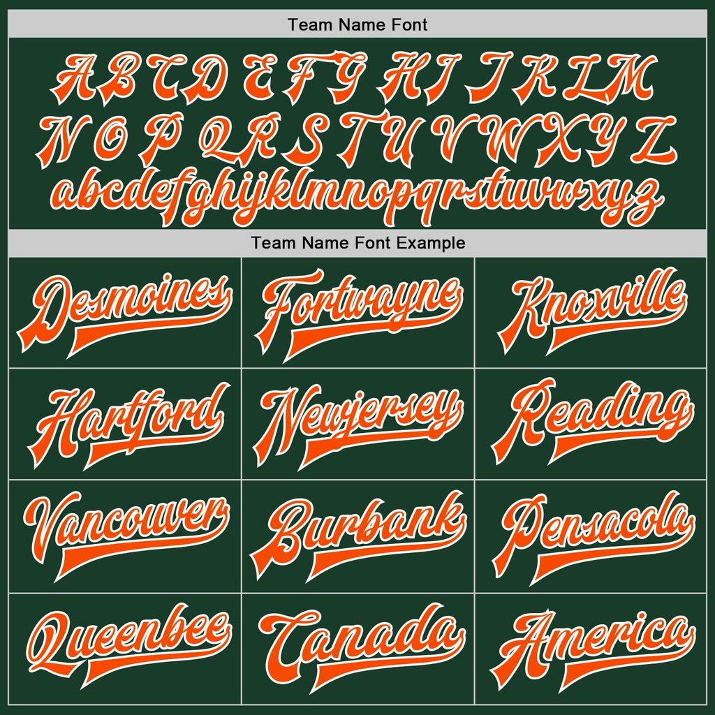 Custom Green Orange-Black Bomber Full-Snap Varsity Letterman Two Tone Jacket photo 6