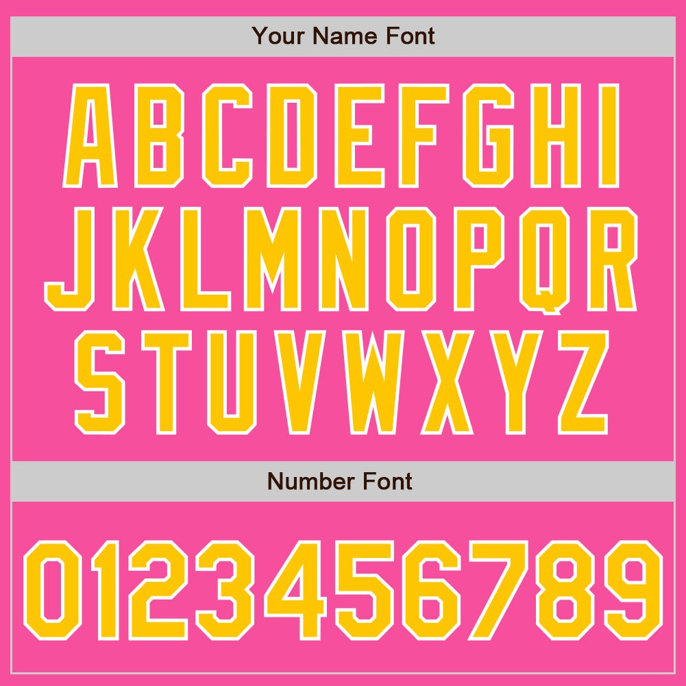 Custom Pink Yellow-Light Blue Bomber Full-Snap Varsity Letterman Two Tone Jacket photo 6