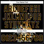 Custom Black Gold Heron And Tiger 3D Pattern Design Bomber Full-Snap Varsity Letterman Jacket photo 7