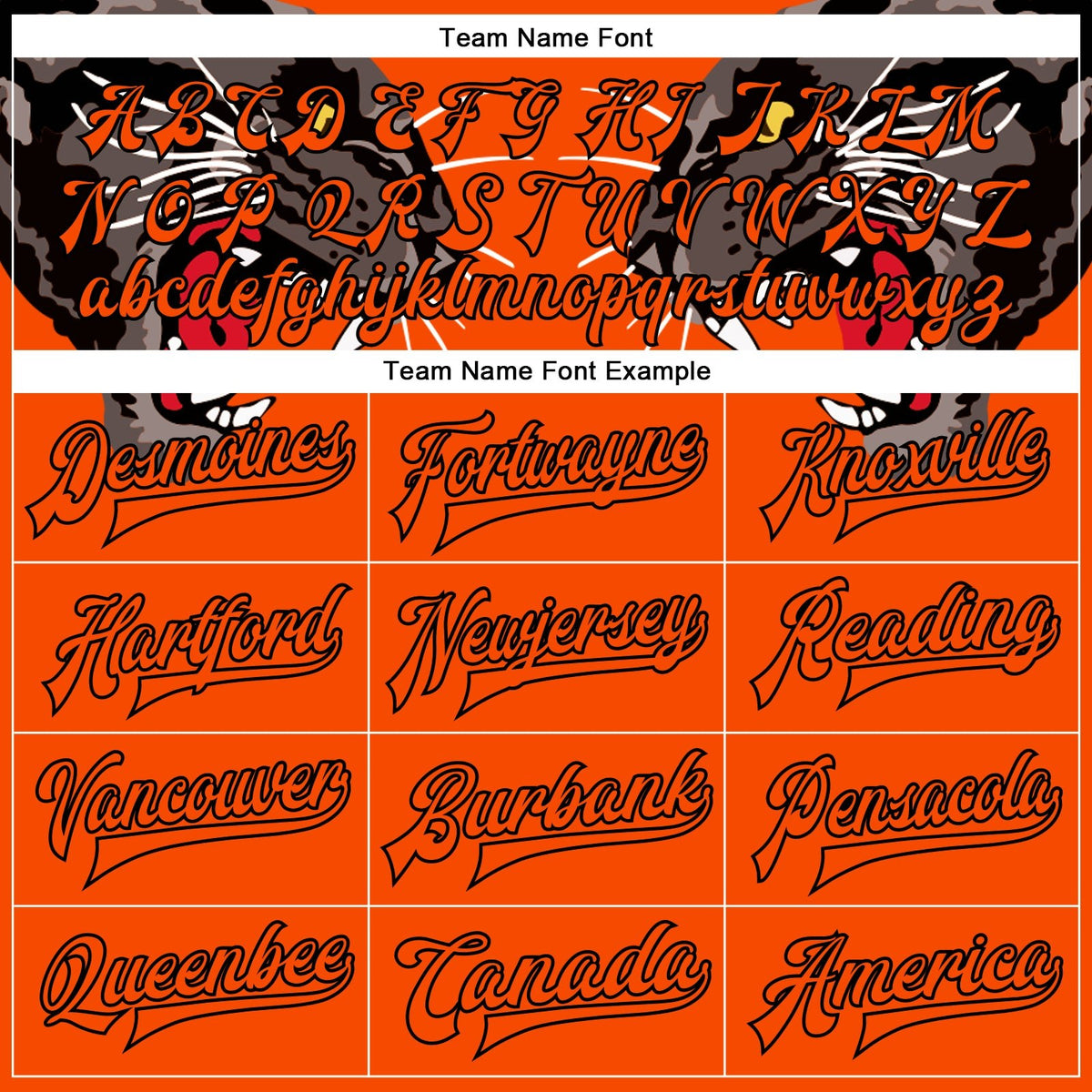 Custom Orange Black Leopard 3D Pattern Design Bomber Full-Snap Varsity Letterman Jacket photo 5