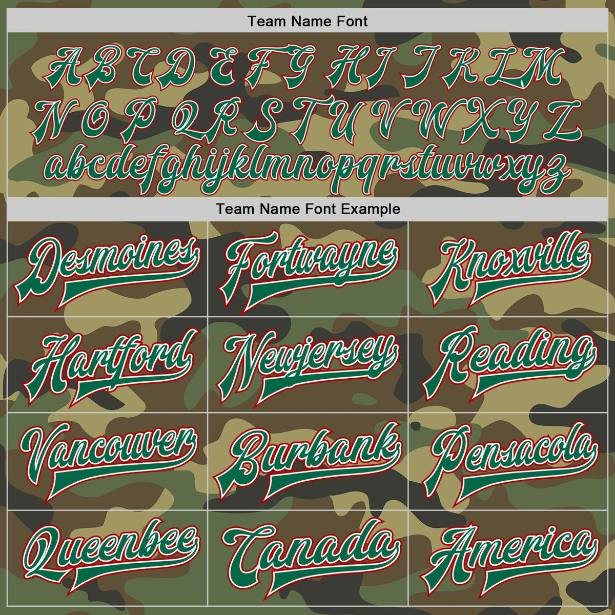 Custom Camo Red-Kelly Green Bomber Full-Snap Varsity Letterman Salute To Service Jacket photo 6