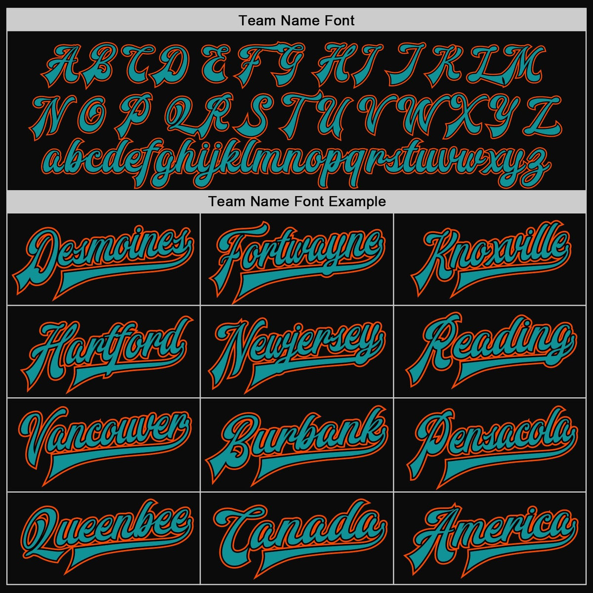 Custom Black Orange-Teal Bomber Full-Snap Varsity Letterman Two Tone Jacket photo 6