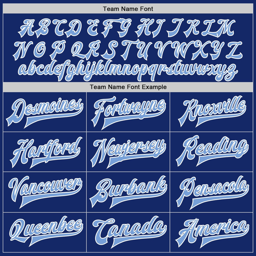 Custom Royal Light Blue-White Bomber Full-Snap Varsity Letterman Two Tone Jacket photo 5