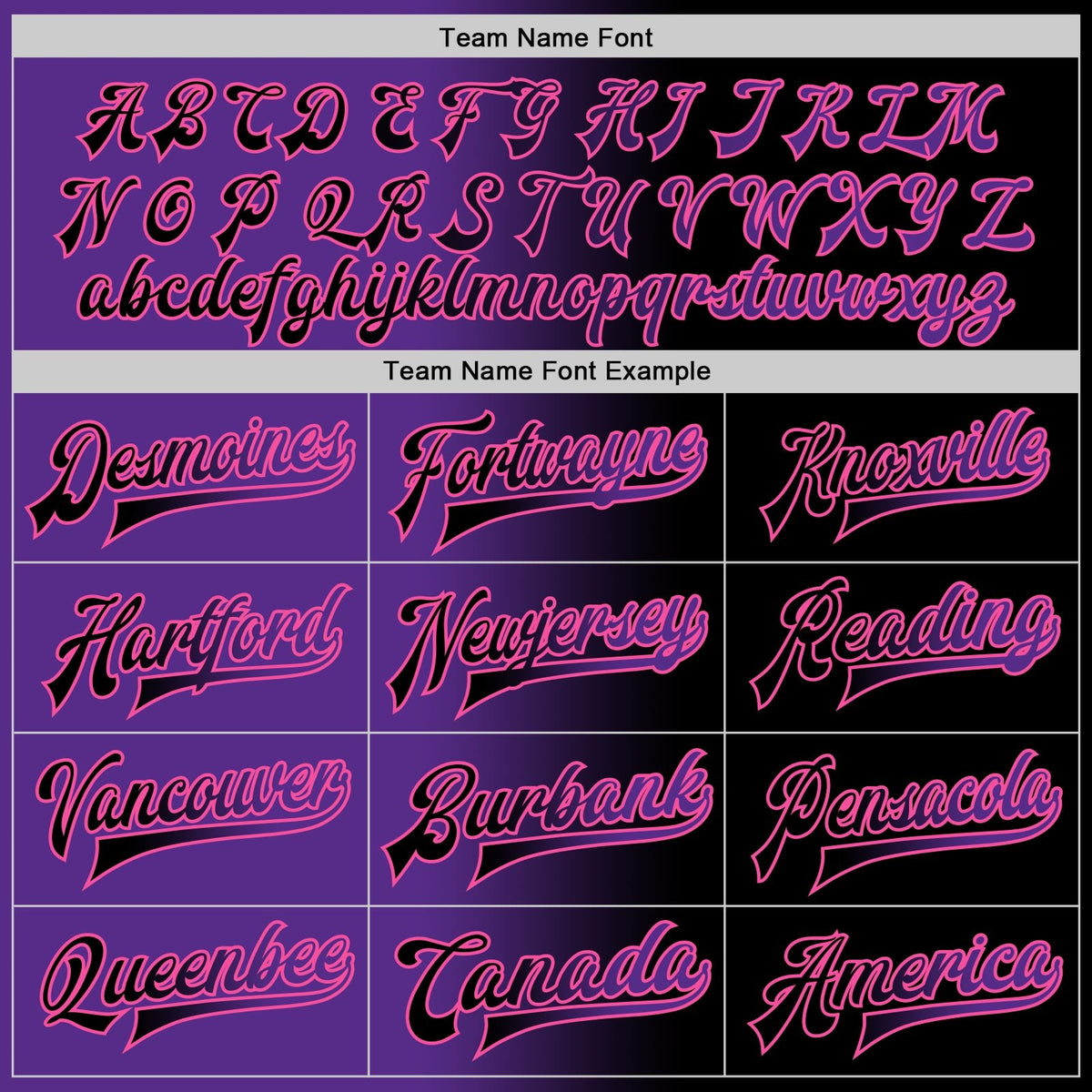 Custom Black Purple-Pink Bomber Full-Snap Varsity Letterman Gradient Fashion Jacket photo 5