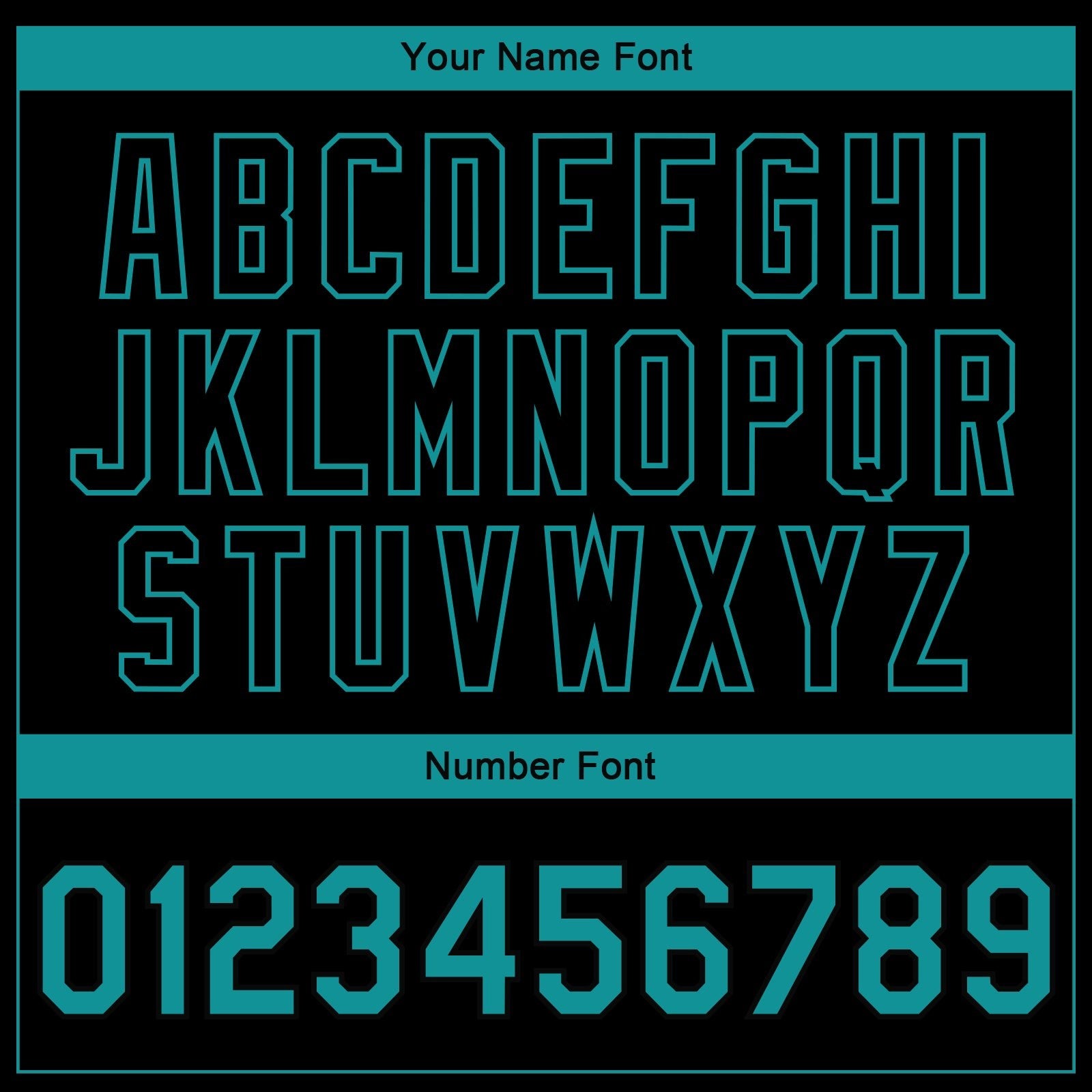 Custom Black Teal 3D Pattern Design Bomber Full-Snap Varsity Letterman Jacket photo 6
