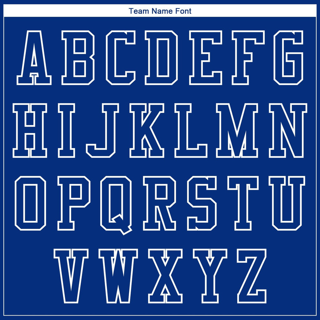 Custom Royal White 3D Pattern Design Bomber Full-Snap Varsity Letterman Jacket photo 5