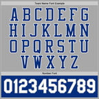 Custom Gray Royal-White Bomber Full-Snap Varsity Letterman Two Tone Jacket photo 6