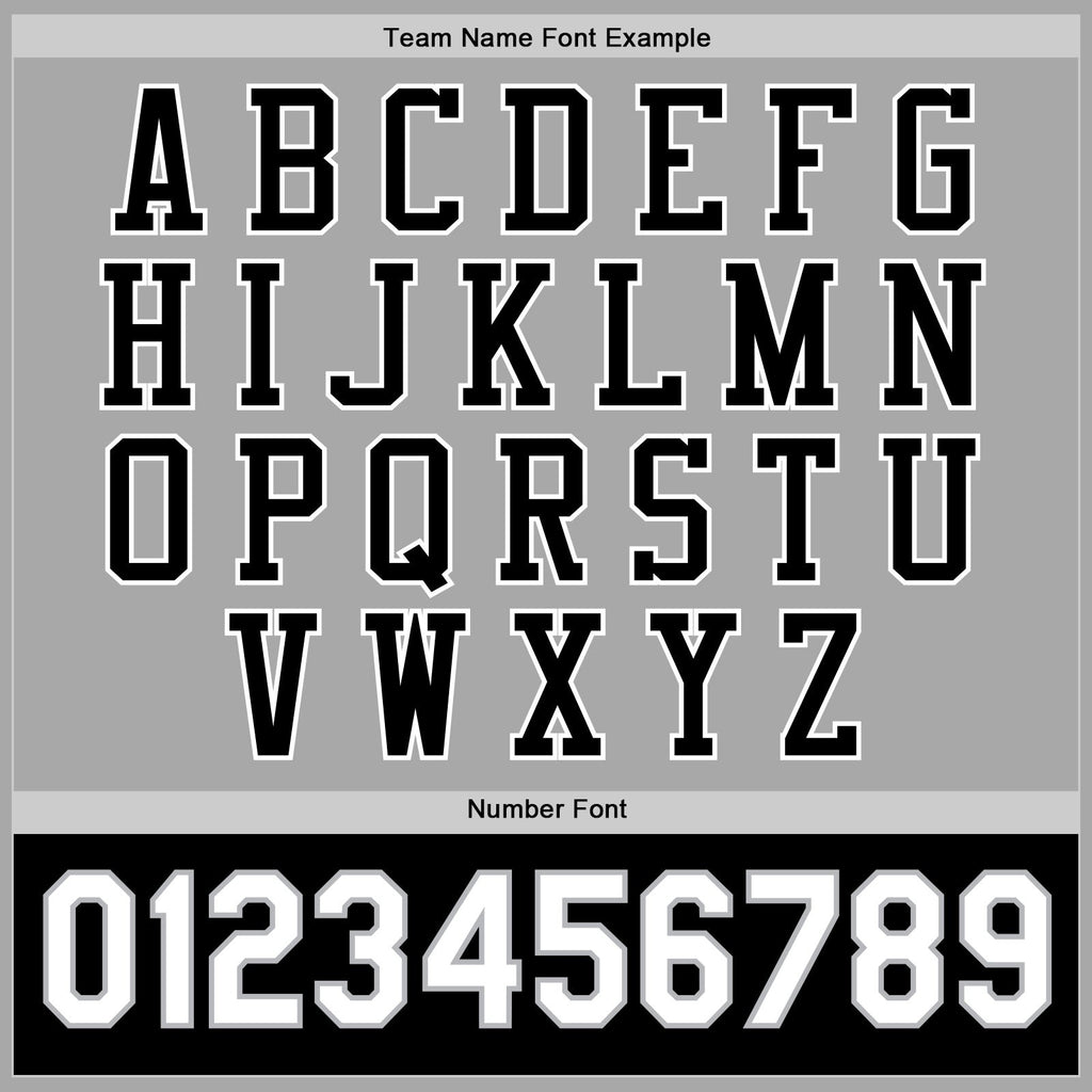 Custom Gray Black-White Bomber Full-Snap Varsity Letterman Two Tone Jacket photo 6