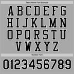 Custom Gray Black-White Bomber Full-Snap Varsity Letterman Jacket photo 5