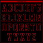 Custom Black Red Dragon 3D Pattern Design Bomber Full-Snap Varsity Letterman Jacket photo 5