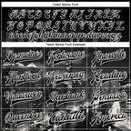 Custom Black White Chicago Illinois City Edition 3D Bomber Full-Snap Varsity Letterman Jacket photo 6