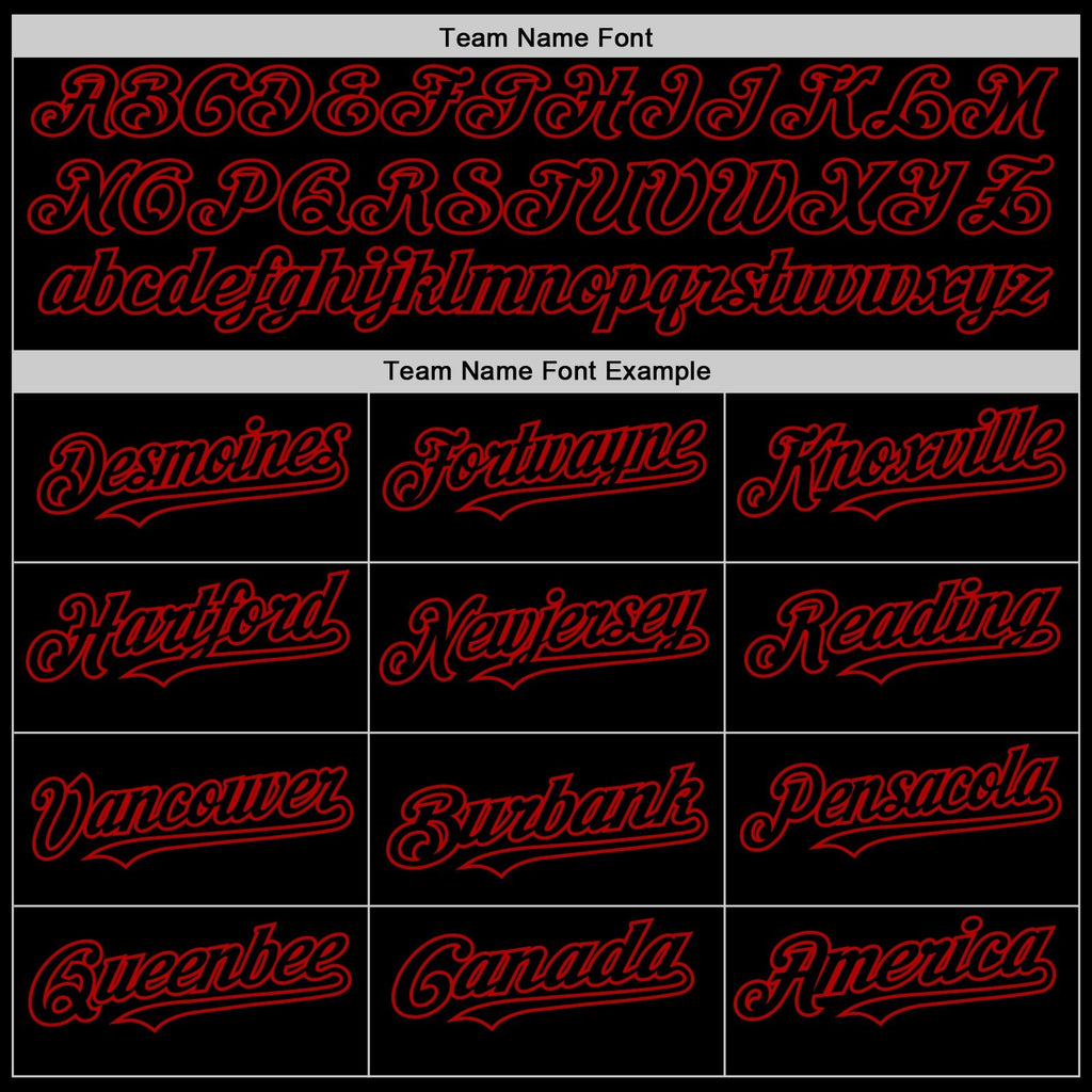 Custom Black Red Bomber Full-Snap Varsity Letterman Two Tone Hoodie Jacket photo 4