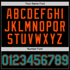 Custom Black Teal-Orange Bomber Full-Snap Varsity Letterman Two Tone Hoodie Jacket photo 5