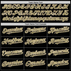 Custom Black Camo Olive-Cream Bomber Full-Snap Varsity Letterman Two Tone Hoodie Jacket photo 3