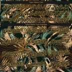 Custom Black Old Gold Tropical Hawaii Jungle Leaves 3D Bomber Full-Snap Varsity Letterman Hoodie Jacket photo 3