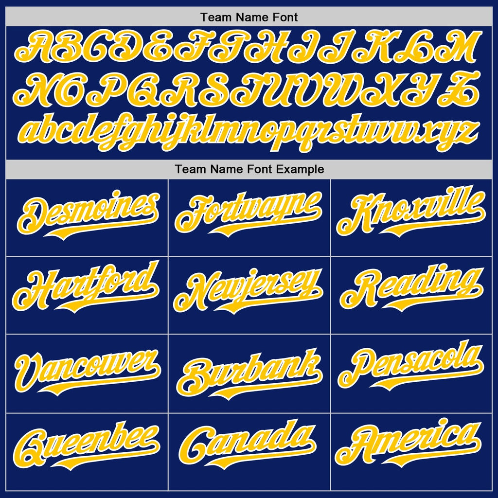 Custom Royal Yellow-White Bomber Full-Snap Varsity Letterman Two Tone Hoodie Jacket photo 4