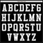 Custom Black White Bomber Varsity Letterman Zipper Jacket photo 4