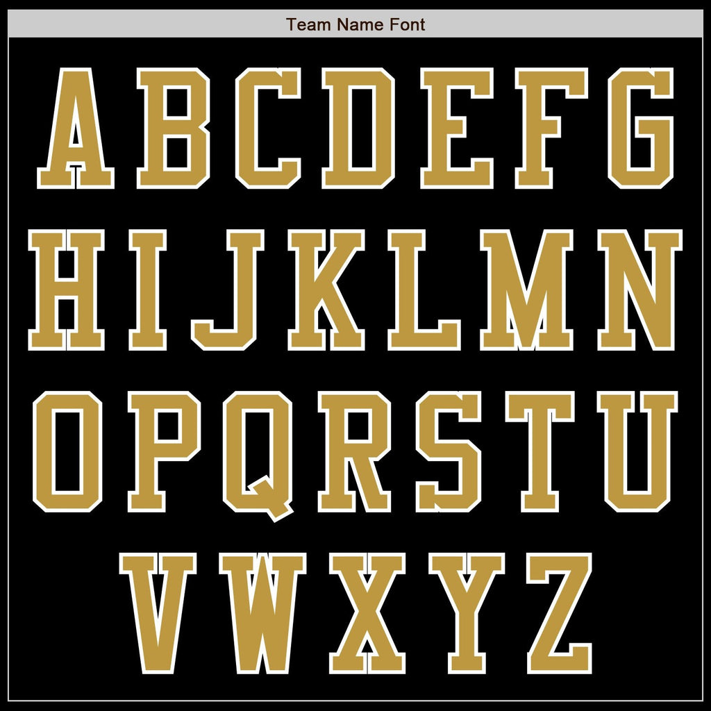 Custom Black Old Gold-White Bomber Varsity Letterman Zipper Jacket photo 4